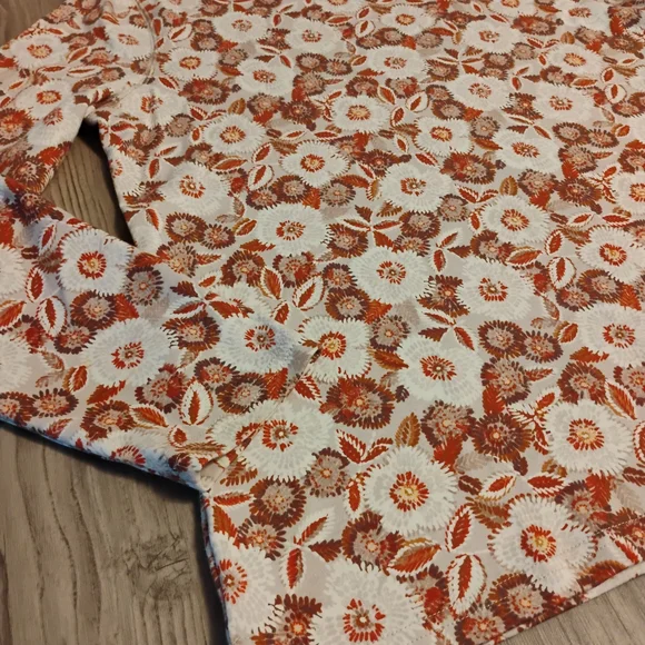 STUDIO WORKS Floral Long Sleeve Top - Picture 7 of 7